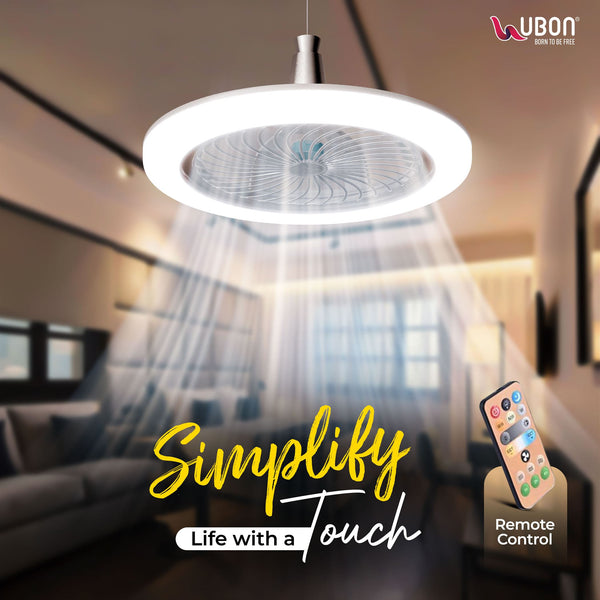 UBON RL-2034: The Ultimate 2-in-1 Fan and LED Light with remote  control