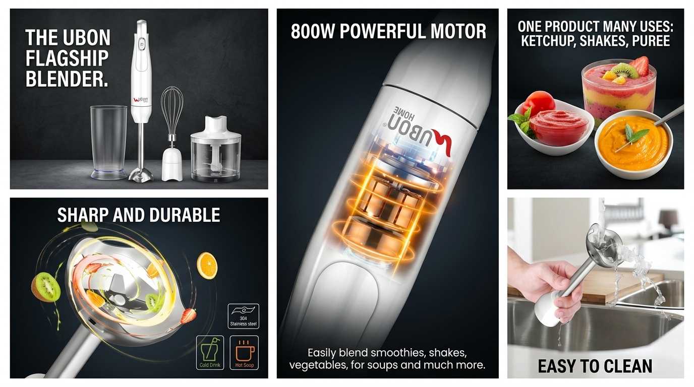 HB-9035 4-in-1 Chef Pro High-Performance Blender