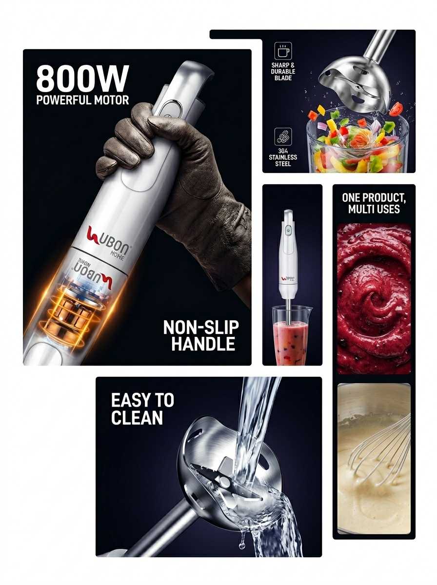 HB-9035 4-in-1 Chef Pro High-Performance Blender