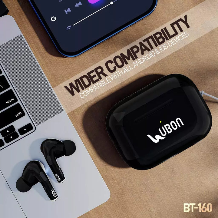 Ubon BT-160 Wireless Earbuds - Wider Compatibility