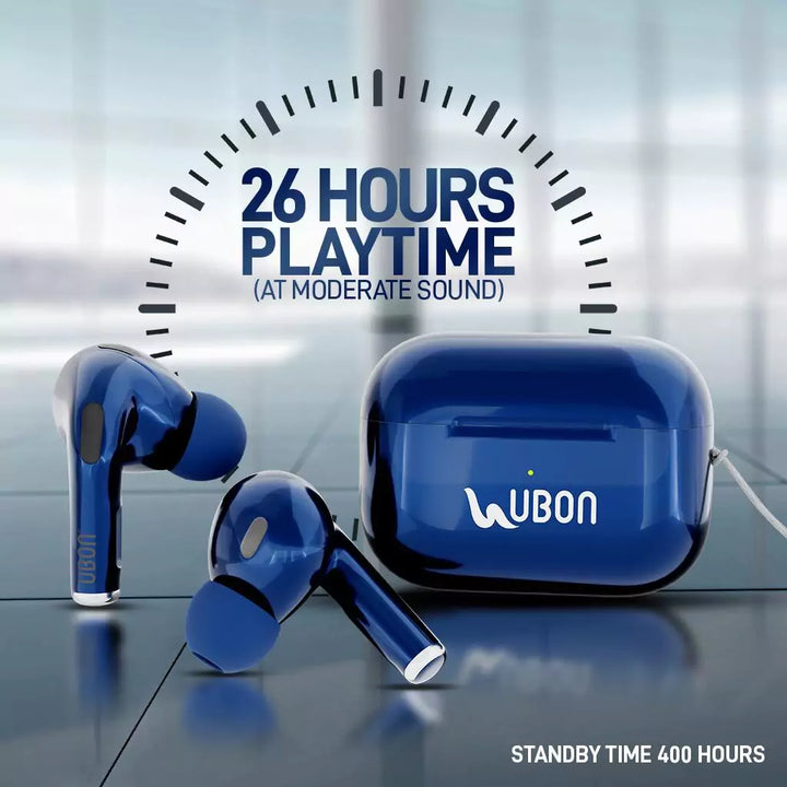 Ubon BT-160 Wireless Earbuds - 26 Hours Playtime