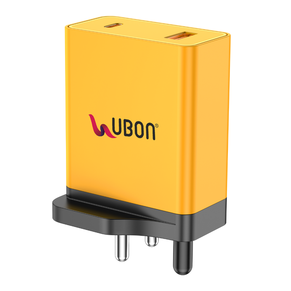 UBON CH-945 Boss Series Dual Port Fast Wall Charger: Superfast Charging, Powerful Performance