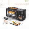 CM-1115 3-in-1 Breakfast Maker | Mini Oven, Coffee Maker & Grill Toaster