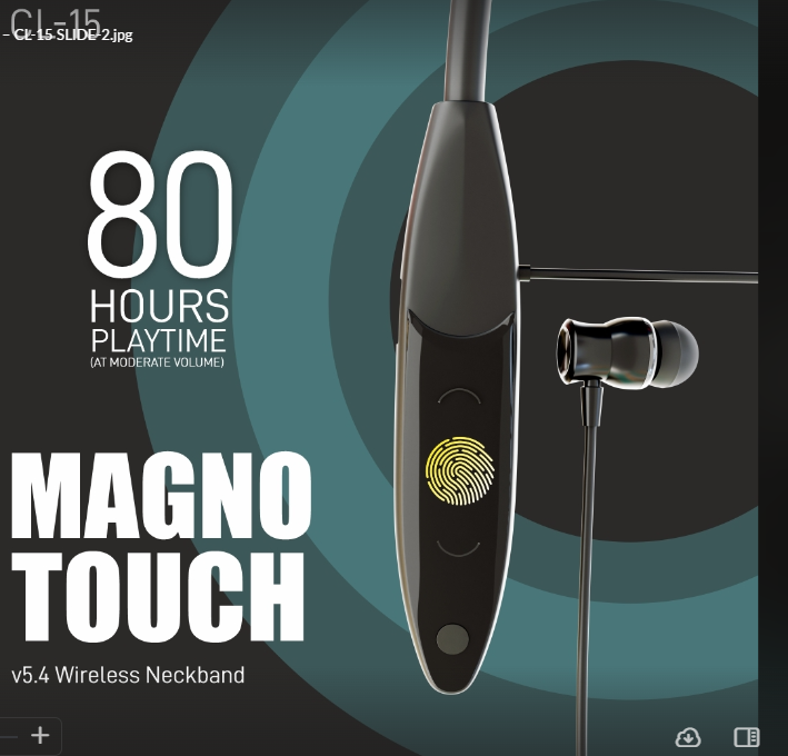 UBON CL 15 Magno Touch Neckband for best audio Wireless Neckband Shop Now ubonindia