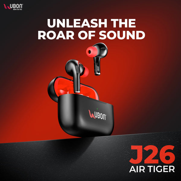 UBON J26 Air Tiger Wireless Earbuds: Real Music, Anytime, Anywhere