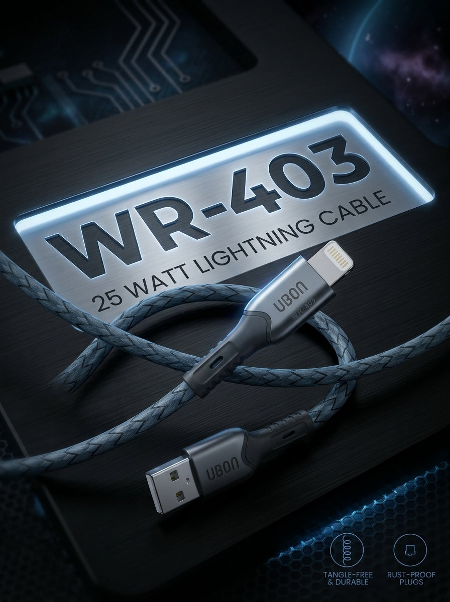 UBON Power Master WR-403 iPH. Cable