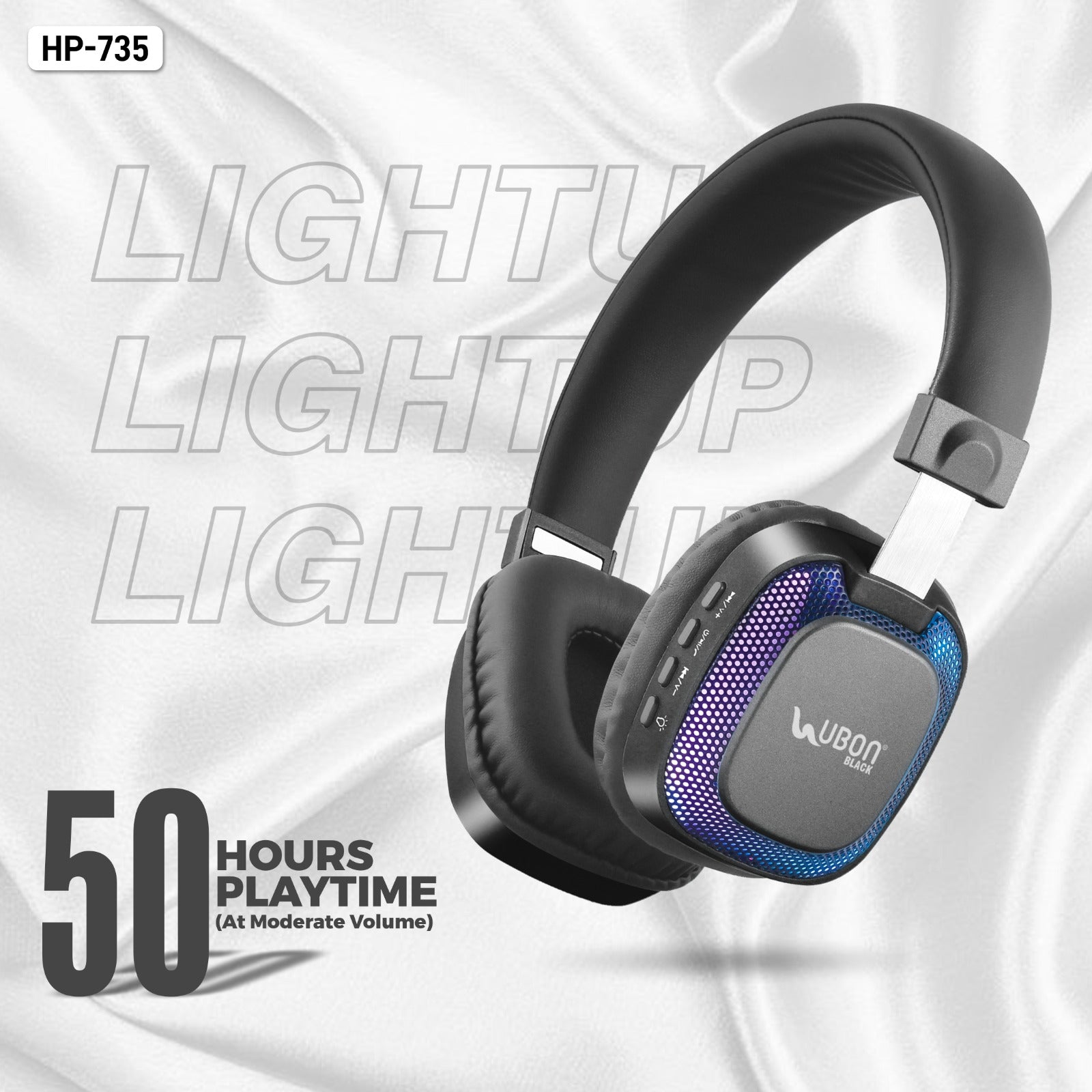 Ubon Mega Bass HP 50 Wireless Headphone