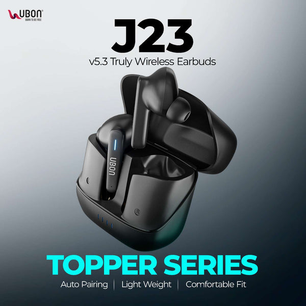 UBON J23 Topper Series: Premium Truly Wireless Earbuds with 36 Hours Playtime &  Noise Isolation Features