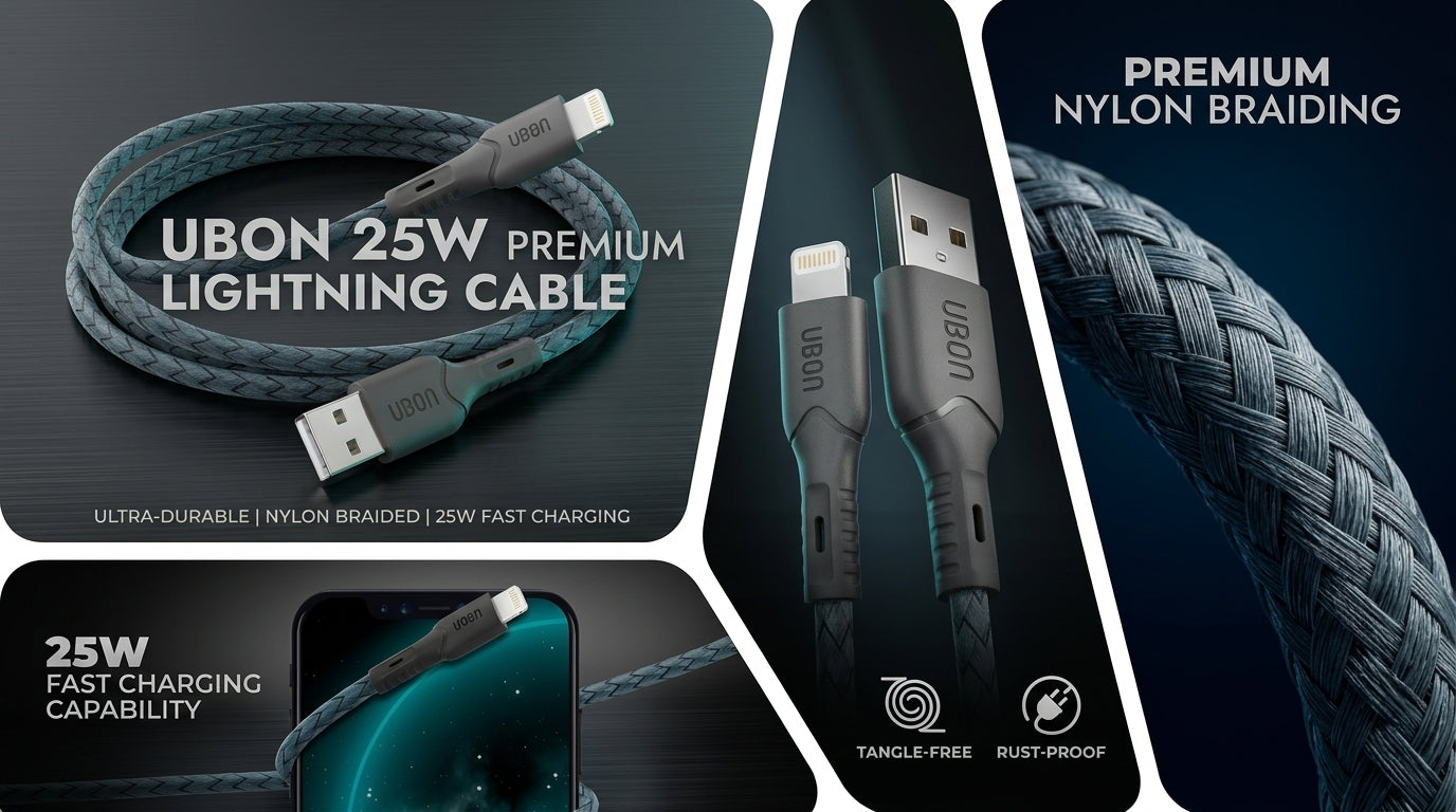 UBON Power Master WR-403 iPH. Cable