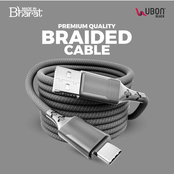 UBON WR-408: The Ultimate Type-C Braided Cable for Speed, Durability, and Convenience