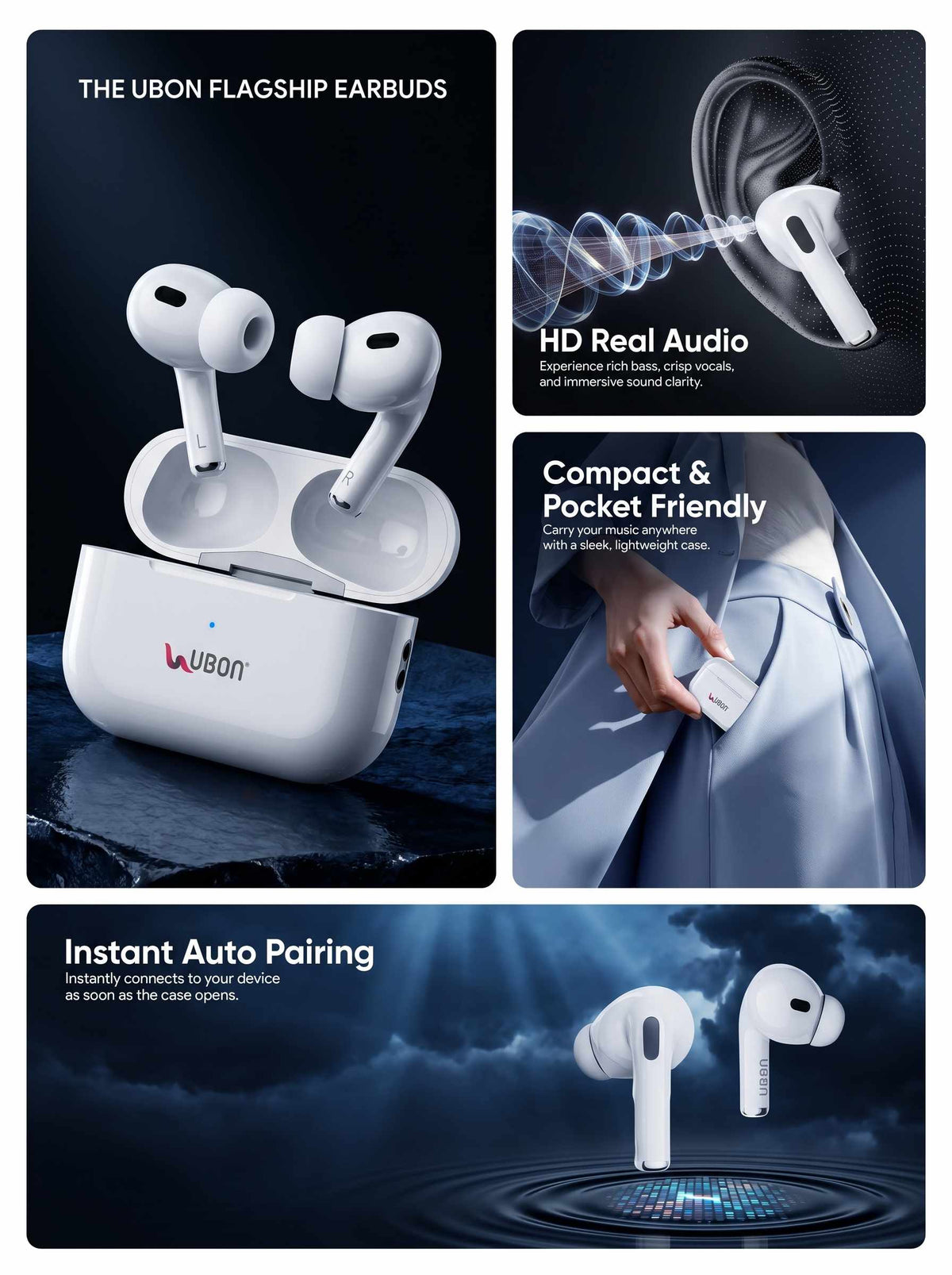 UBON BT-30 OG Series Wireless Earbuds