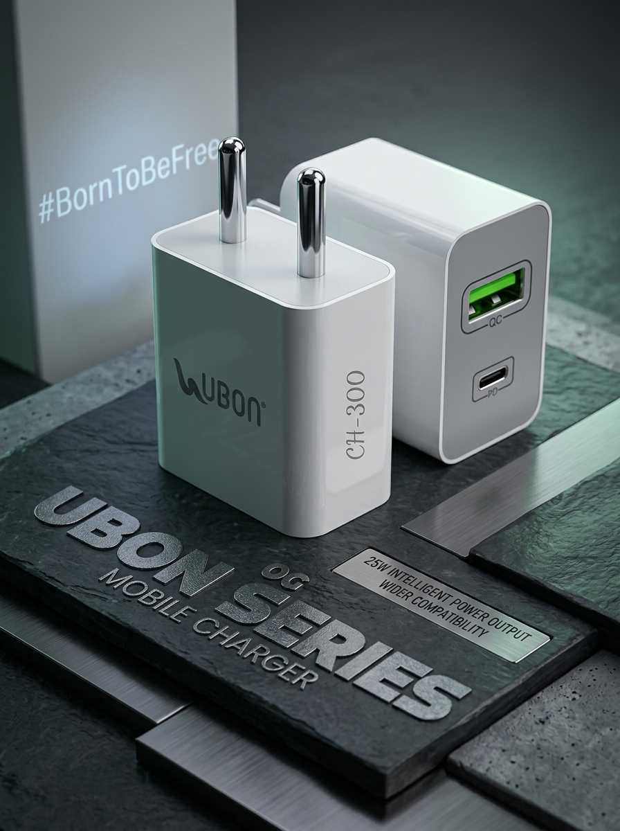 UBON CH-300 OG SERIES 25-Watt Mobile Charger
