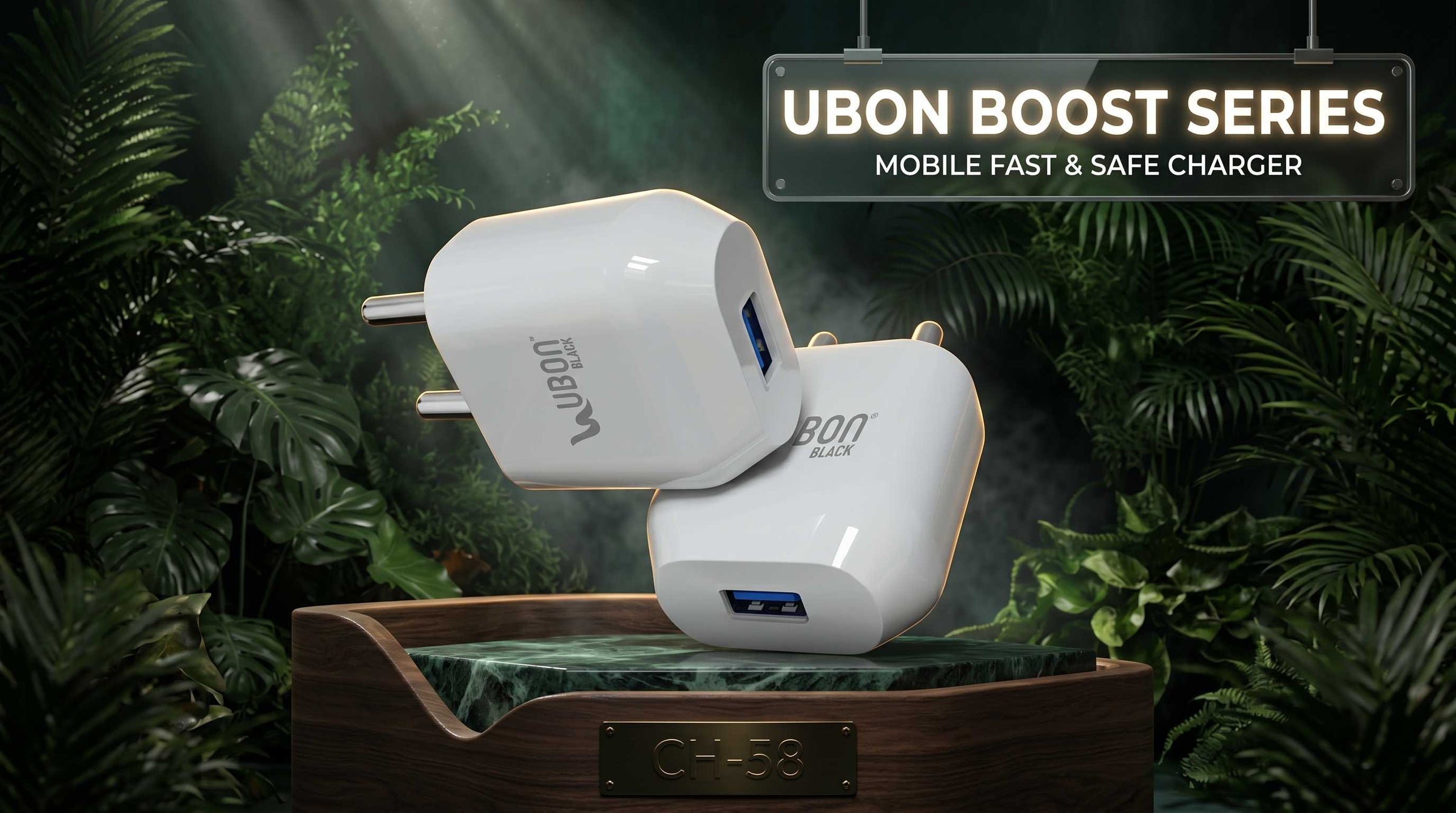 UBON Boost Series CH-58 Mobile Fast & Safe Charger