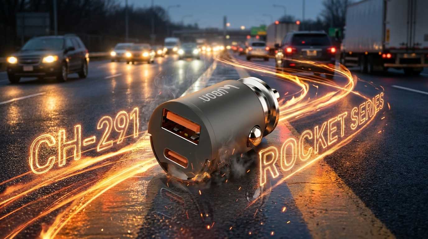 UBON CH-291: 65W  Fast Car Charger