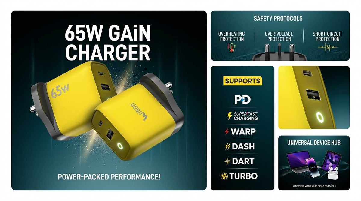 UBON CH-920 65W Warrior Series Charger