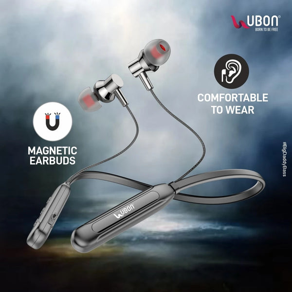 UBON CL-4290 Wireless Neckband magnetic earbuds