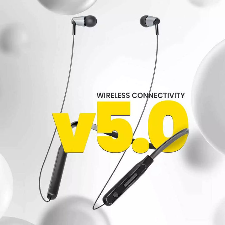 Wireless Version v5.0: Latest Bluetooth technology for seamless connectivity