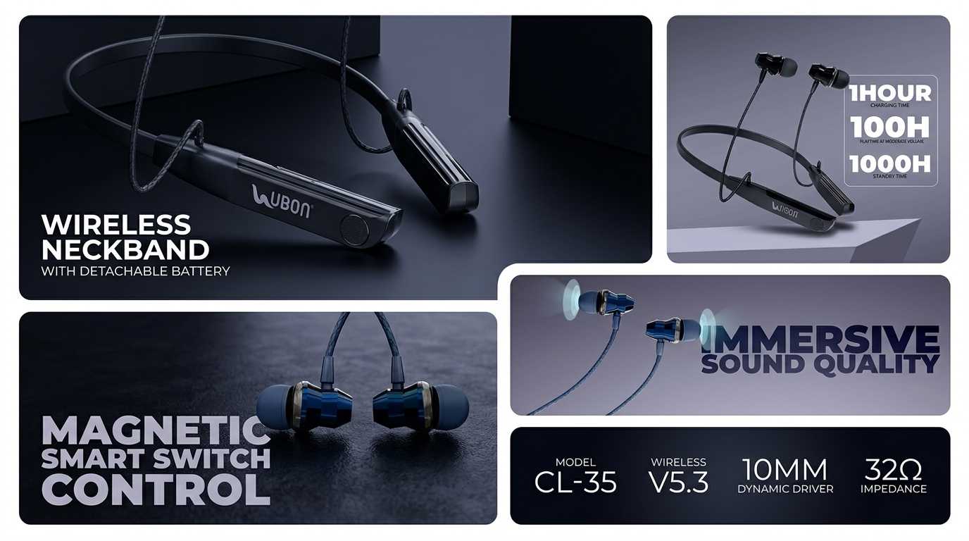 UBON Bullet Series CL-35 Wireless Neckband