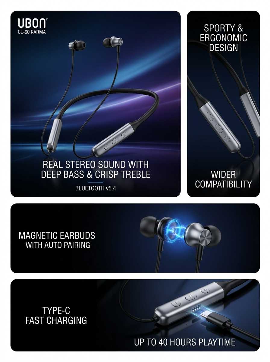 Ubon CL-60 Karma Wireless Neckband