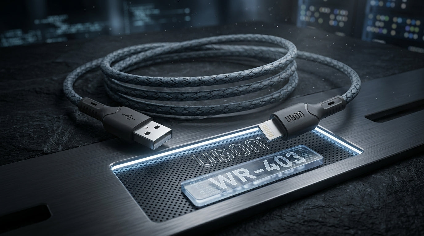 UBON Power Master WR-403 iPH. Cable