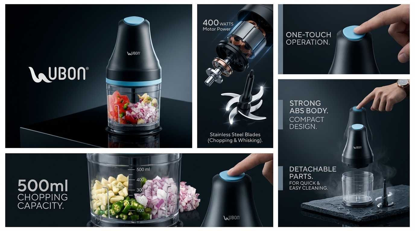 EC-3005 Chop It - Electric Multi Chopper | 400W Motor, 500ml Jar