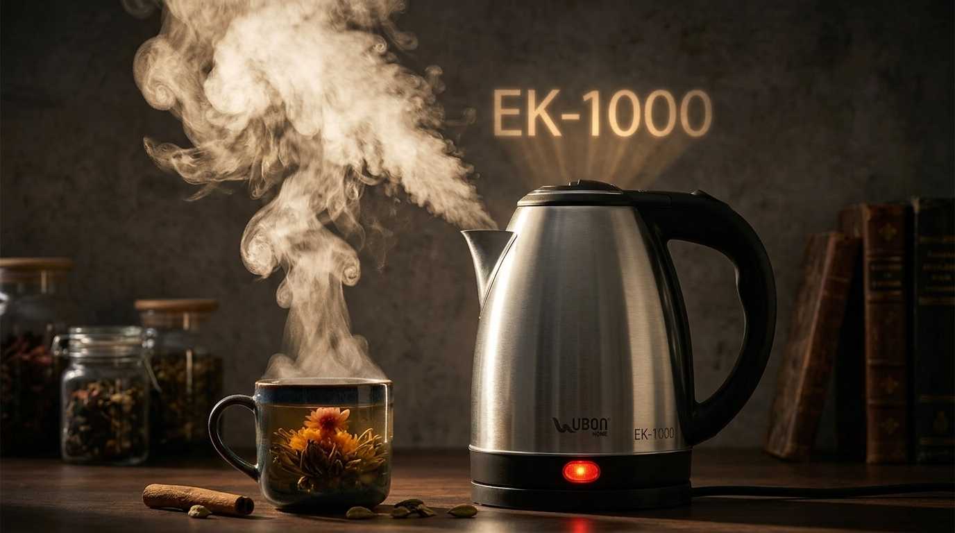 EK-1000 Premium Electric Kettle | 1.5L, 1350W, Stainless Steel Body