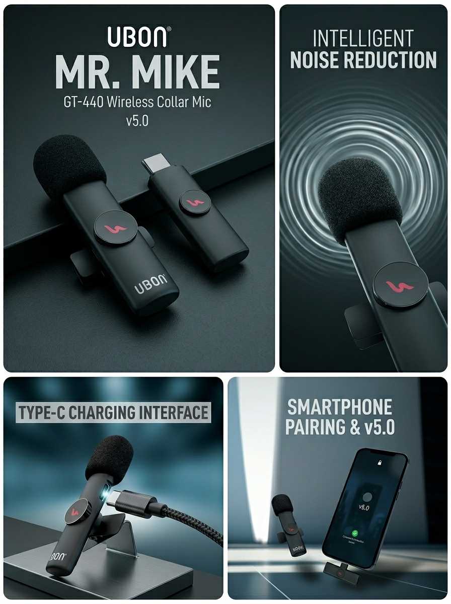Ubon Mr. Mike GT-440 Type-C Collar Mic
