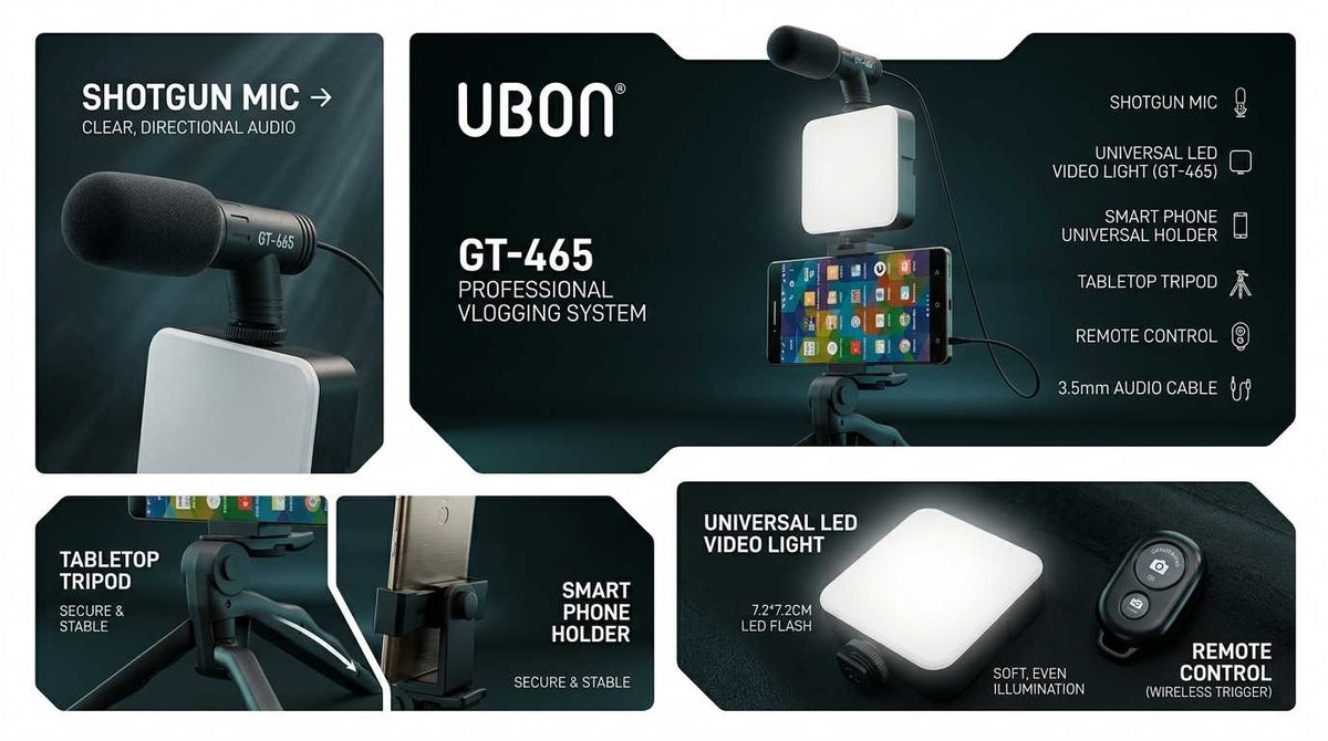 UBON GT-465 : Video Making Kit