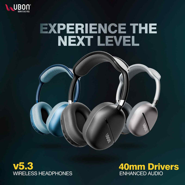 UBON HP-740 Beast Wireless Headphone: Experience 40 Hours of Real Stereo Sound and Comfort