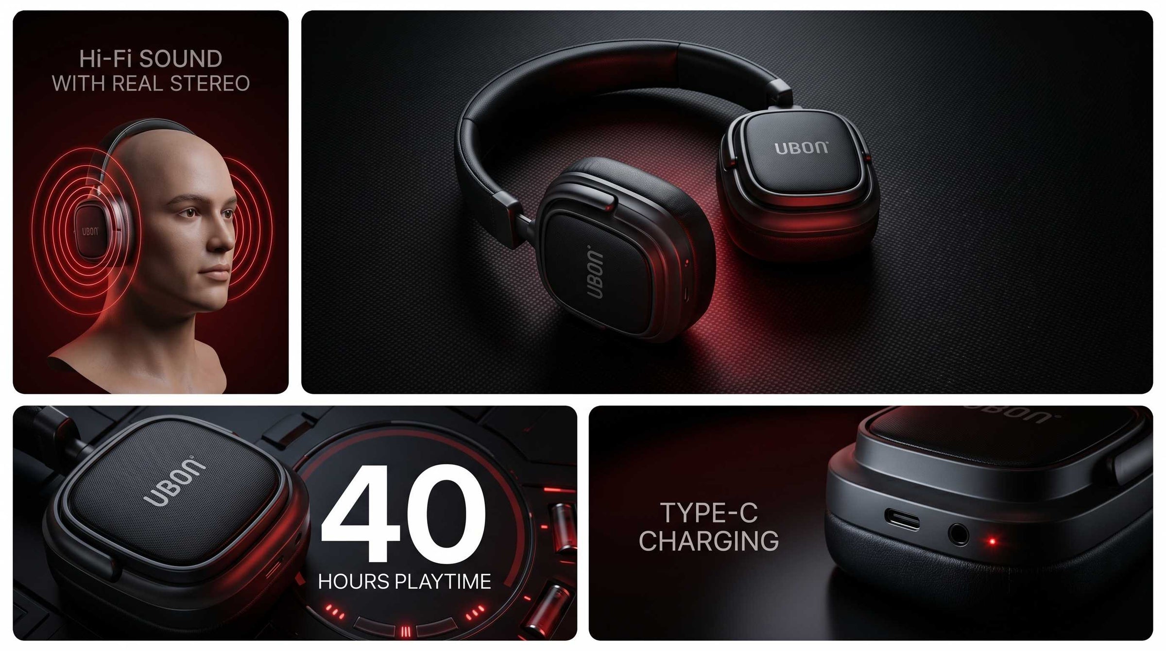 HP-700 Hip-Hop v5.3 Wireless Headphones