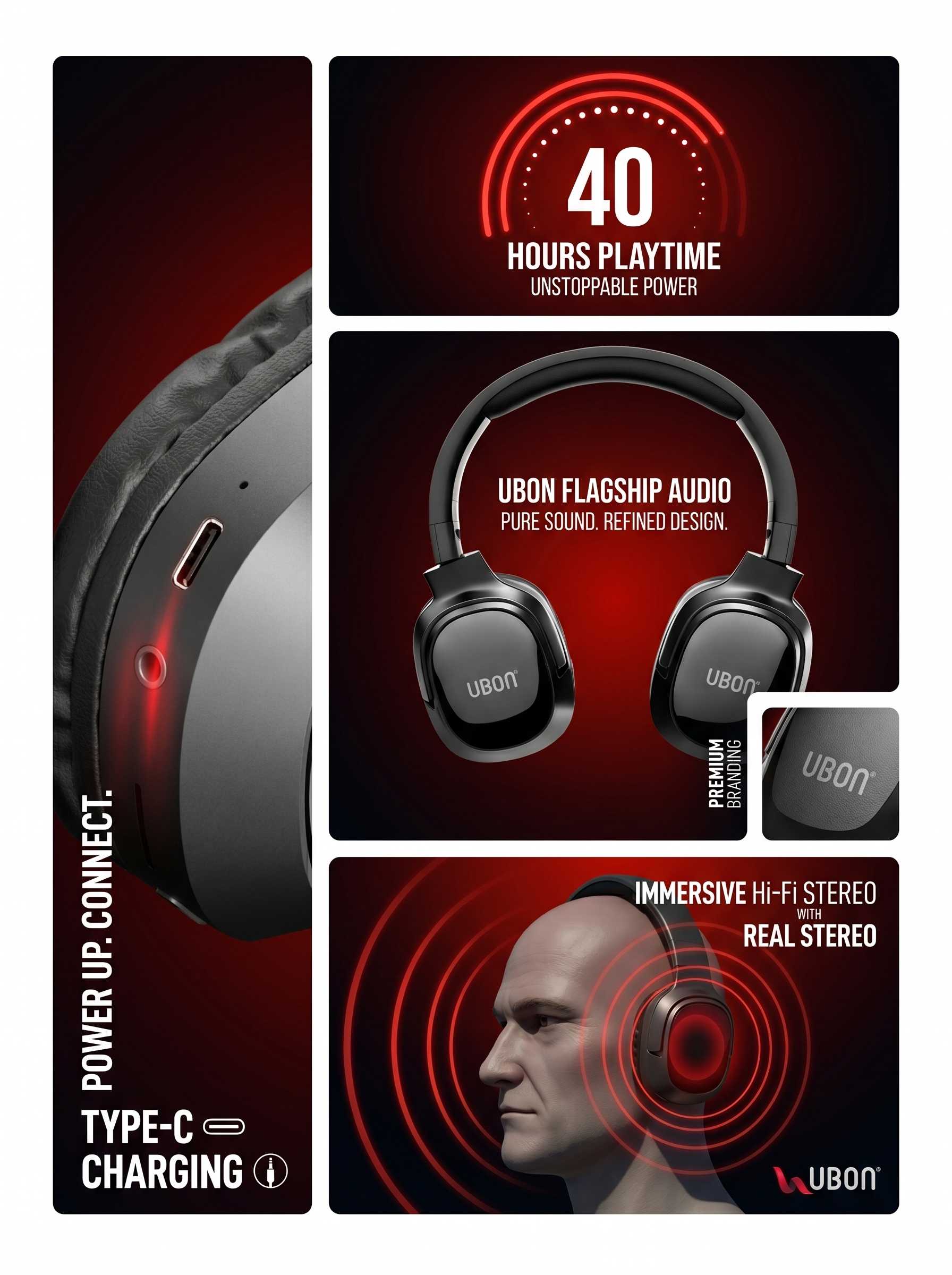 HP-700 Hip-Hop v5.3 Wireless Headphones