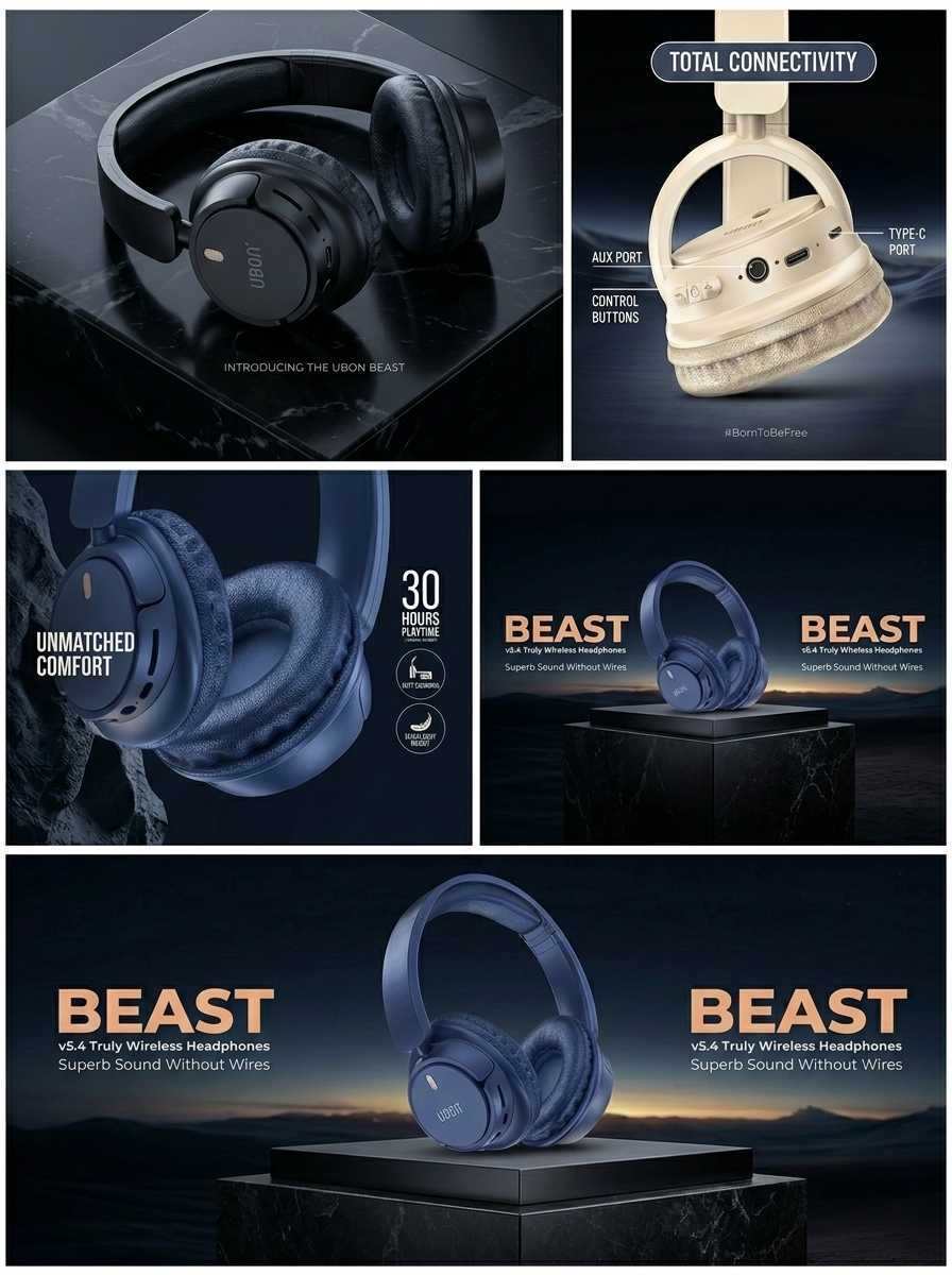 UBON HP-705 Beast Series Headphones