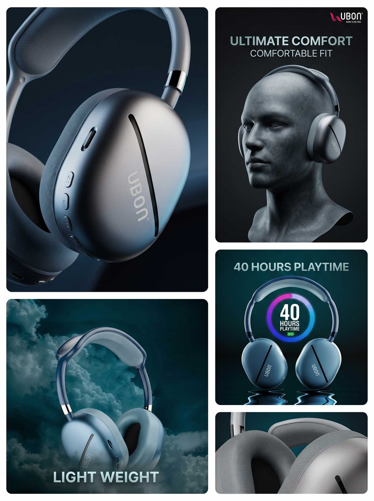 UBON HP-740 Beast Wireless Headphone
