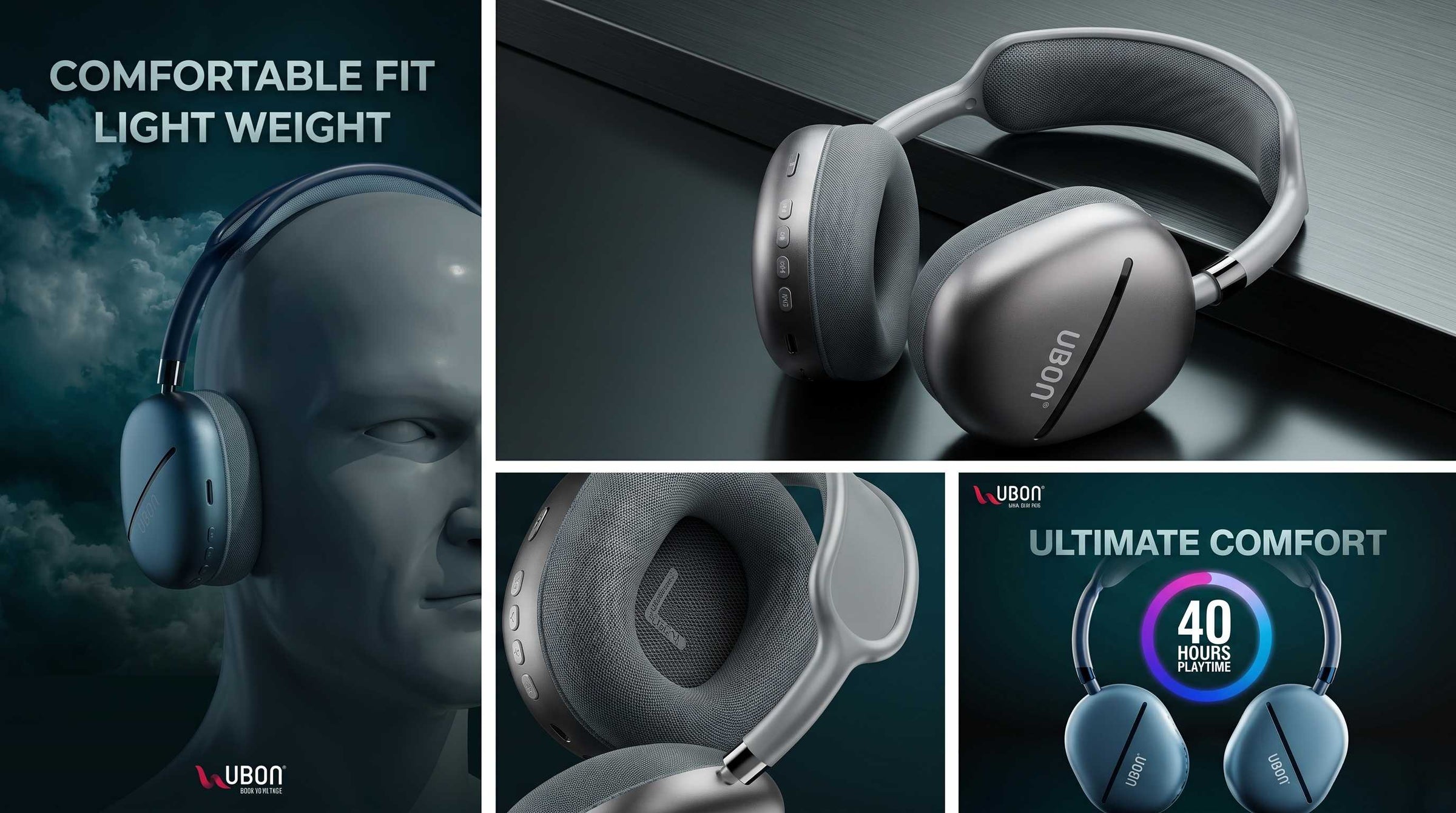 UBON HP-740 Beast Wireless Headphone