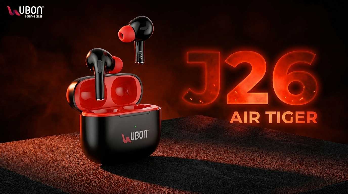 UBON J26 Air Tiger Wireless Earbuds: Real Music, Anytime, Anywhere