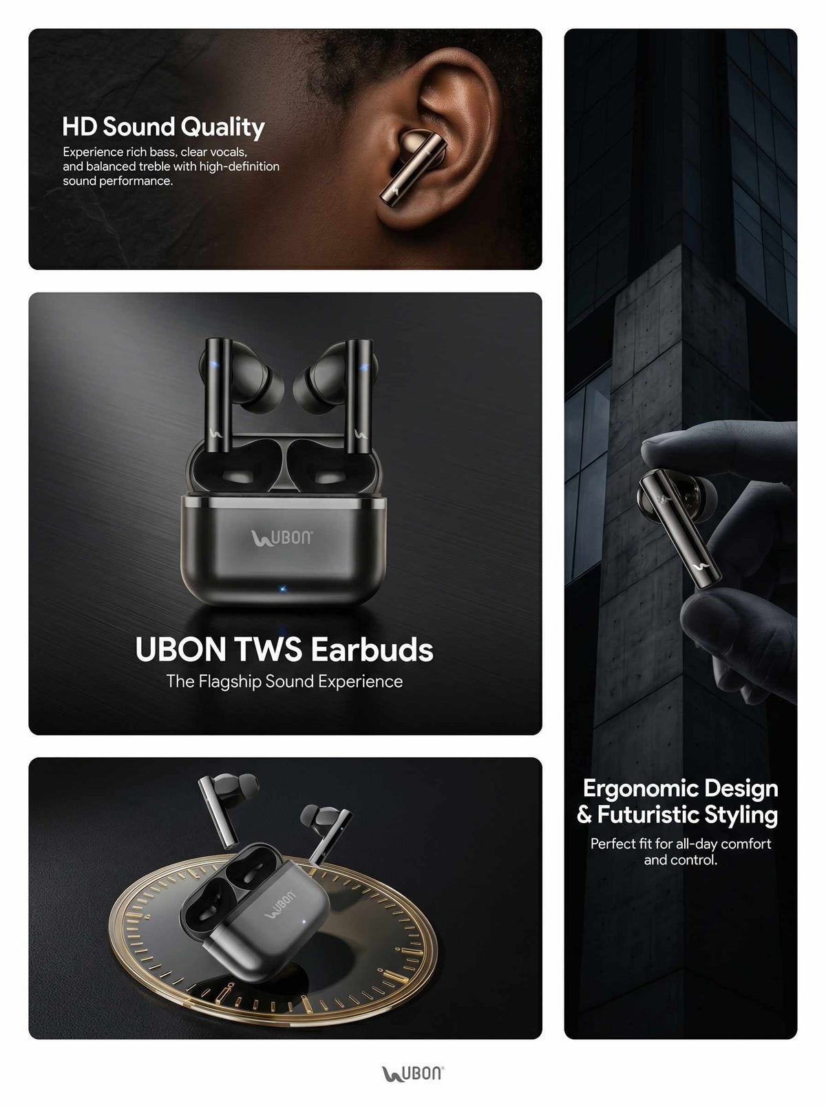J35 Boss Series Wireless Earbuds | 36H Playtime, Gaming Mode, HD Sound
