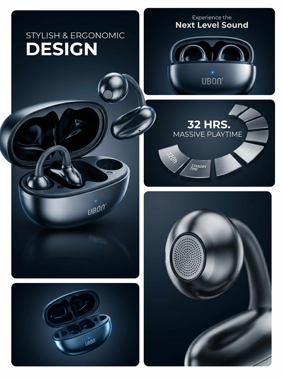 J39 AIR CLIP WIRELESS EARBUDS