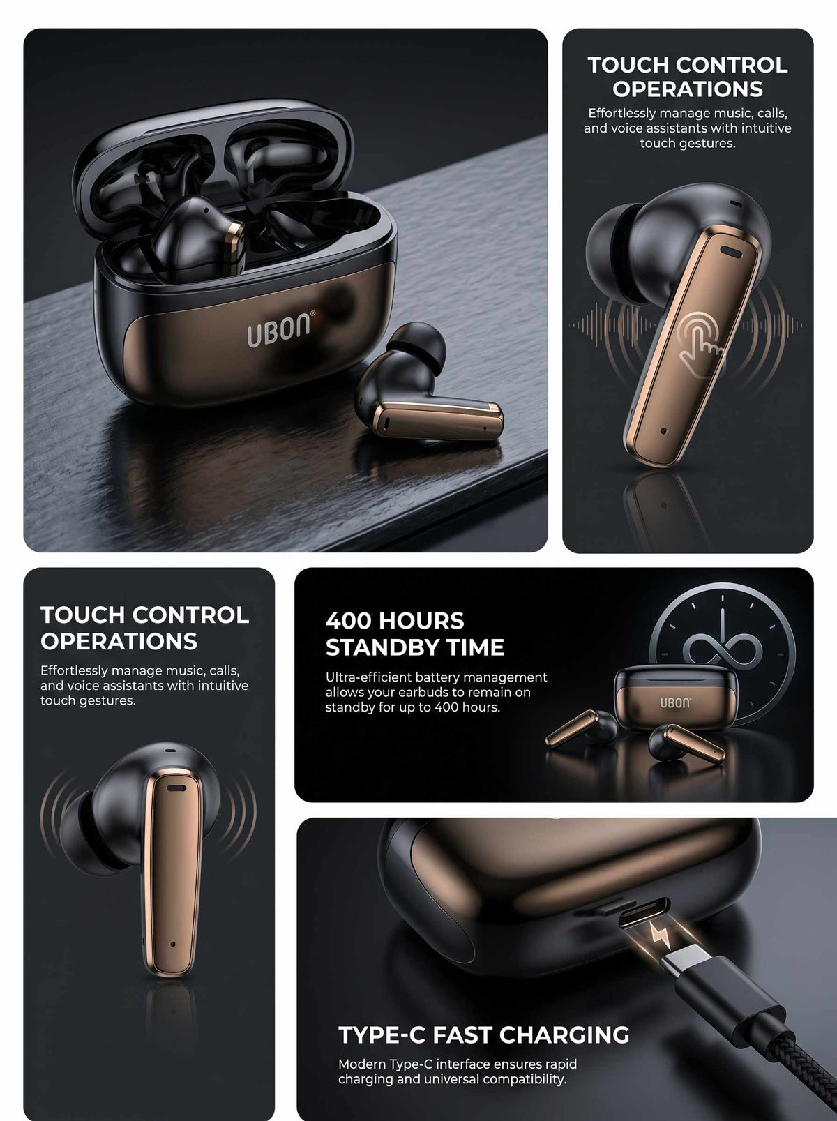 J40 Air Music Series - Premium Wireless Earbuds