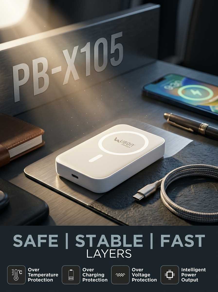UBON PB-X105 Magnetic Wireless Power Bank