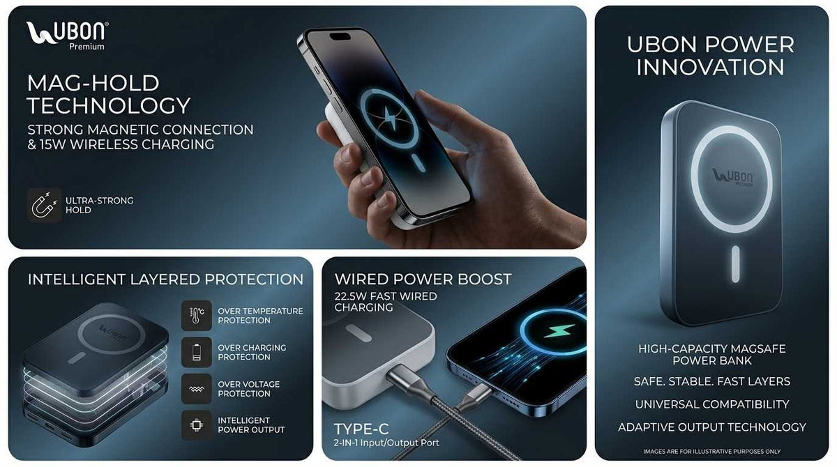 UBON PB-X105 Magnetic Wireless Power Bank