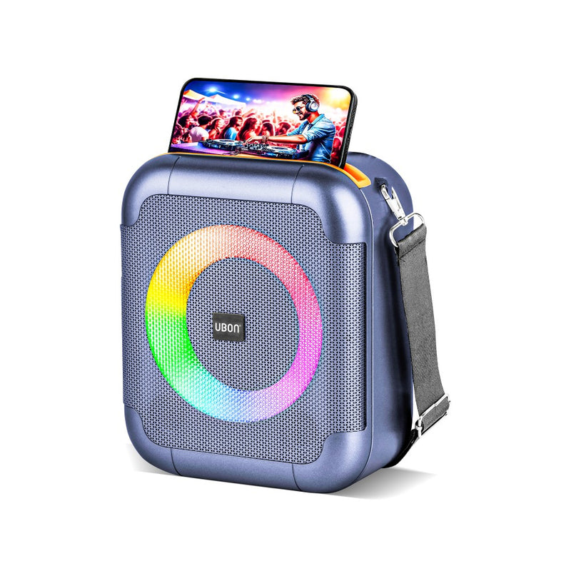 S61 Soundstar Series Speaker   30W Party Speaker with Mic, RGB Lights & Mobile Holder