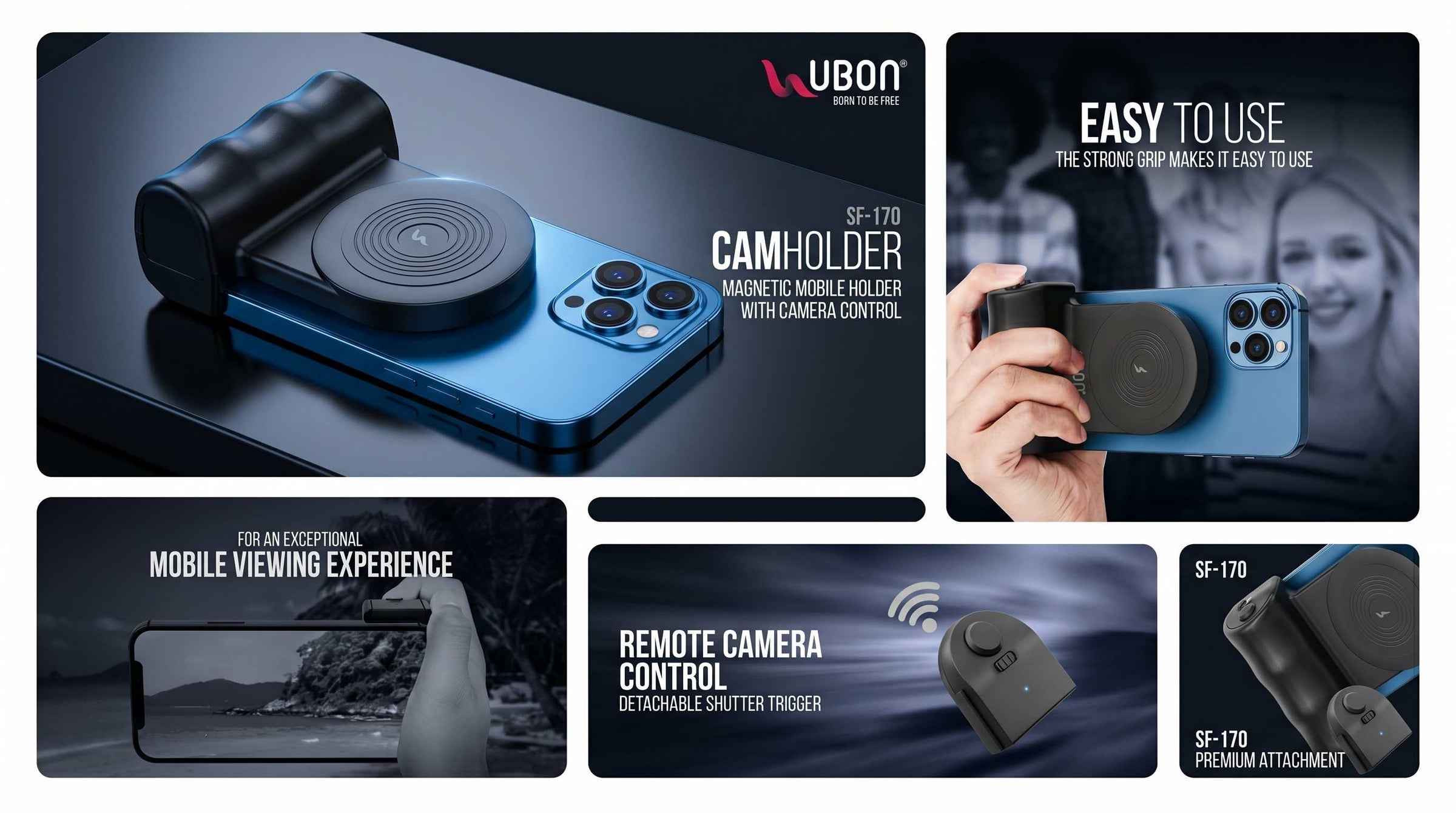 UBON SF-170 Magnetic Mobile Holder