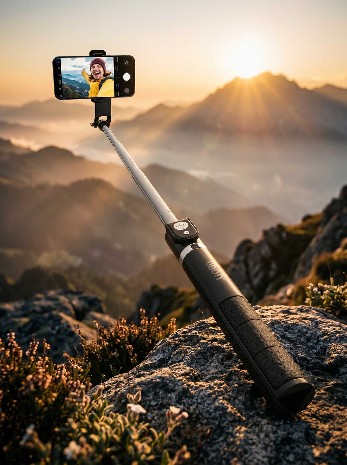 SF-175 SkyShot Selfie Stick Tripod | 2.2M Extendable, Wireless Remote