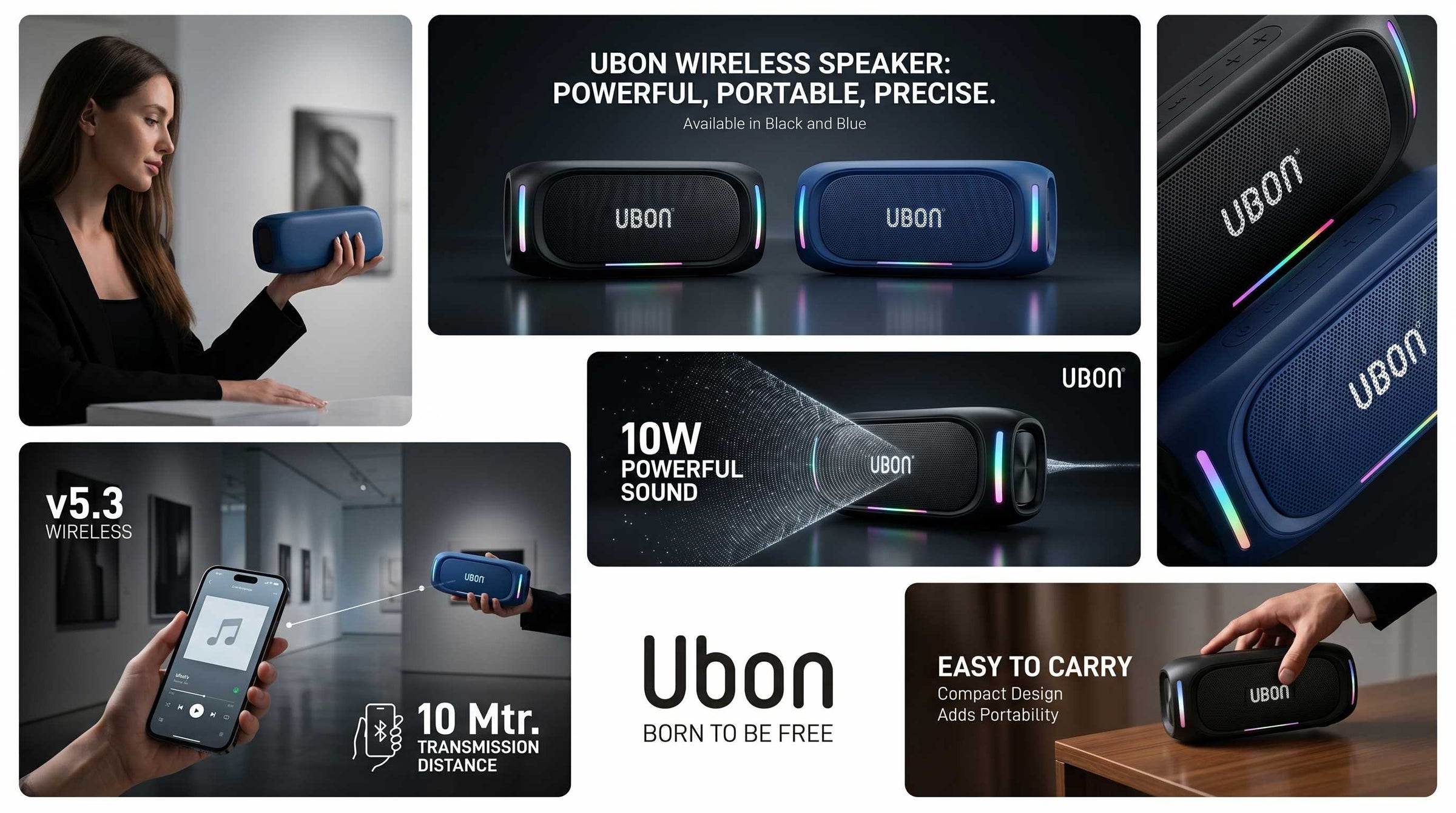 UBON SP-26 Mini Soundbar – The Best Quality Compact Wireless Speaker!