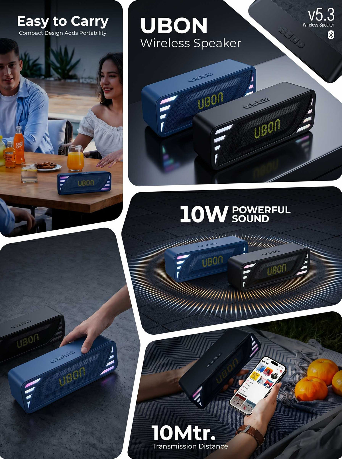 UBON SP-26 Mini Soundbar – The Best Quality Compact Wireless Speaker!
