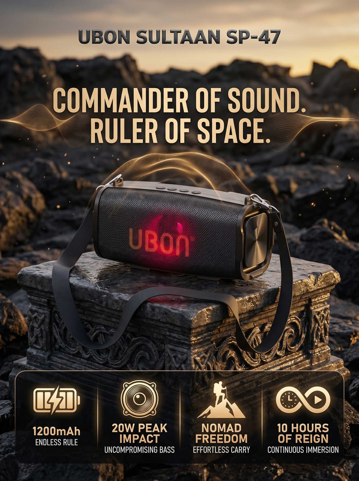 Ubon Sultaan SP-47 Wireless Speaker