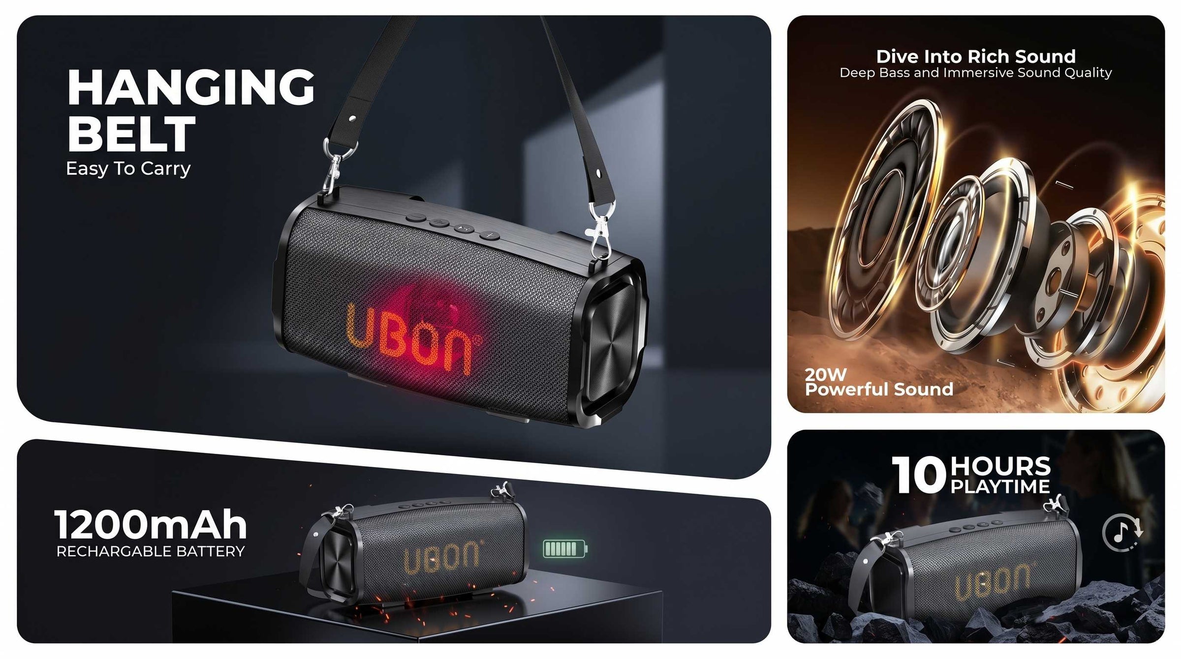 Ubon Sultaan SP-47 Wireless Speaker