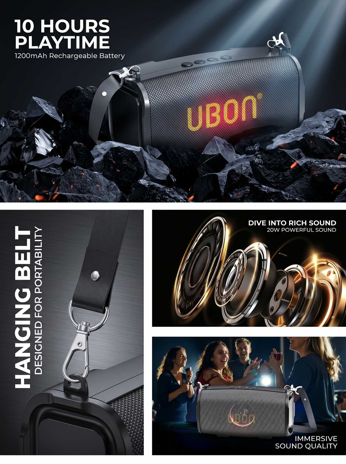 Ubon Sultaan SP-47 Wireless Speaker