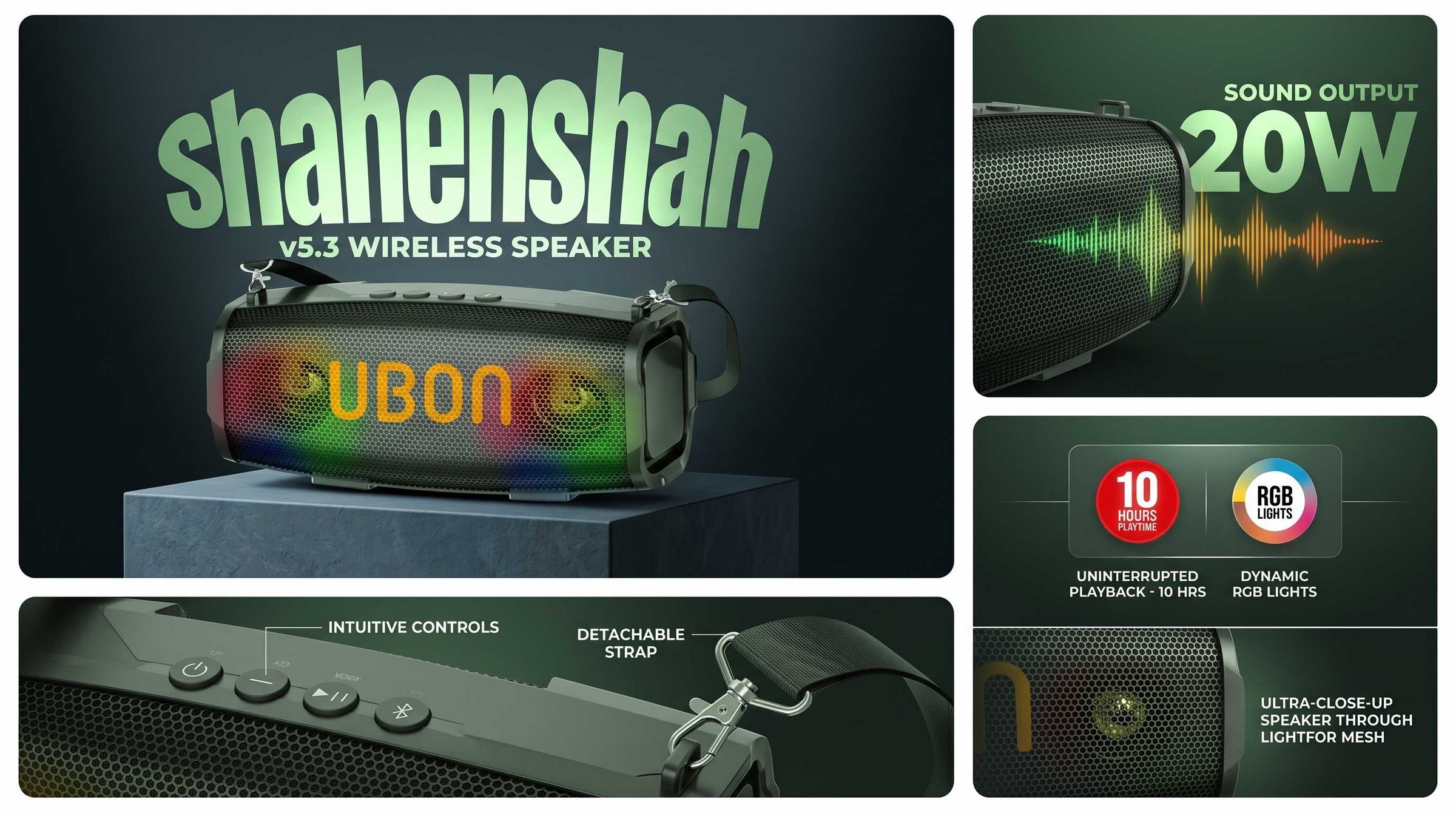 UBON SP-65 Shahenshah to rule hearts with music!