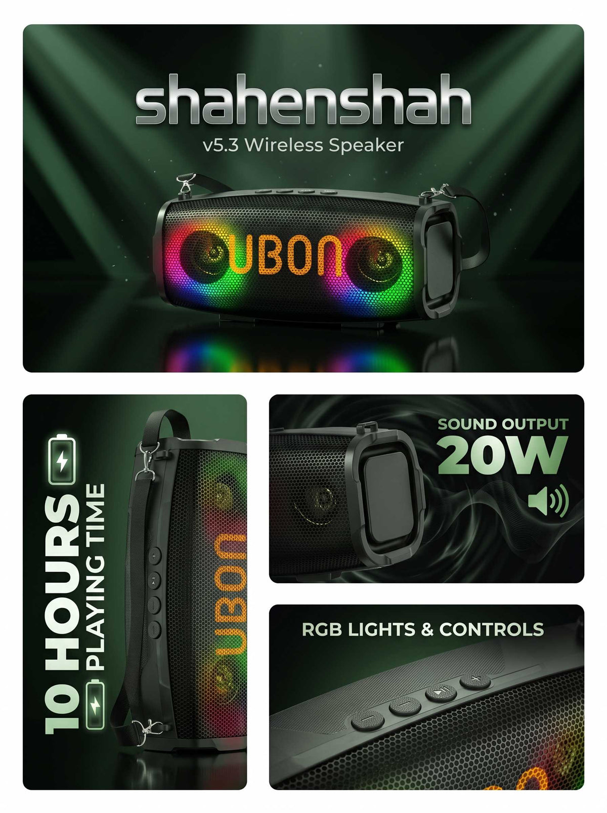 UBON SP-65 Shahenshah to rule hearts with music!